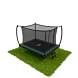 Trampoline Proline rechthoek incl. net en trap