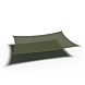 Platinum Sun & Shade Coolfit schaduwdoek rechthoek, 400x300cm, Olijf