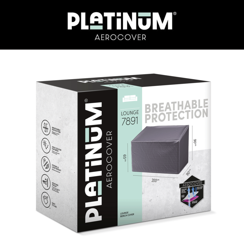 Platinum AeroCover Loungebankhoes hoge rug 200x90xH65/90