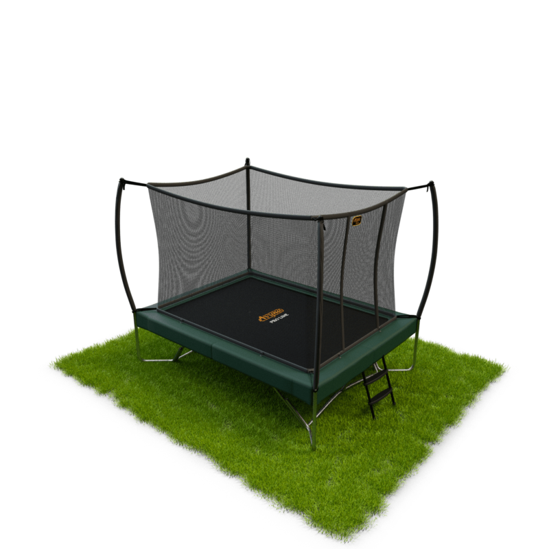 Trampoline Proline rechthoek incl. net en trap