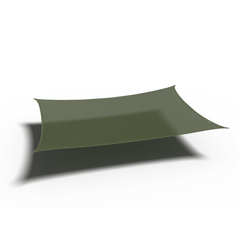 Platinum Sun & Shade Coolfit schaduwdoek rechthoek, 400x300cm, Olijf