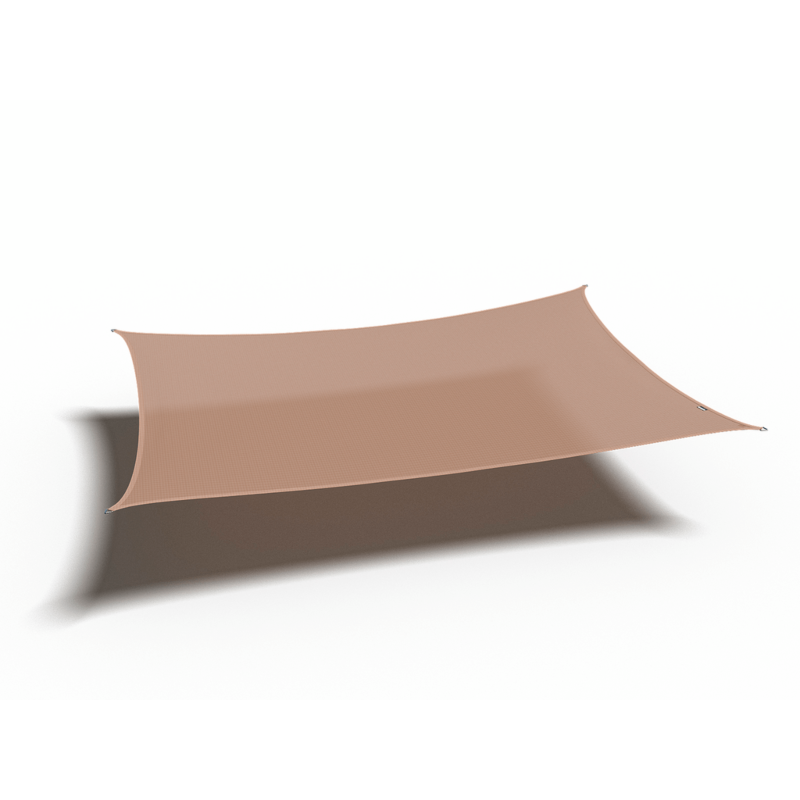 Platinum Sun & Shade Coolfit schaduwdoek rechthoek, 400x300cm, Zand