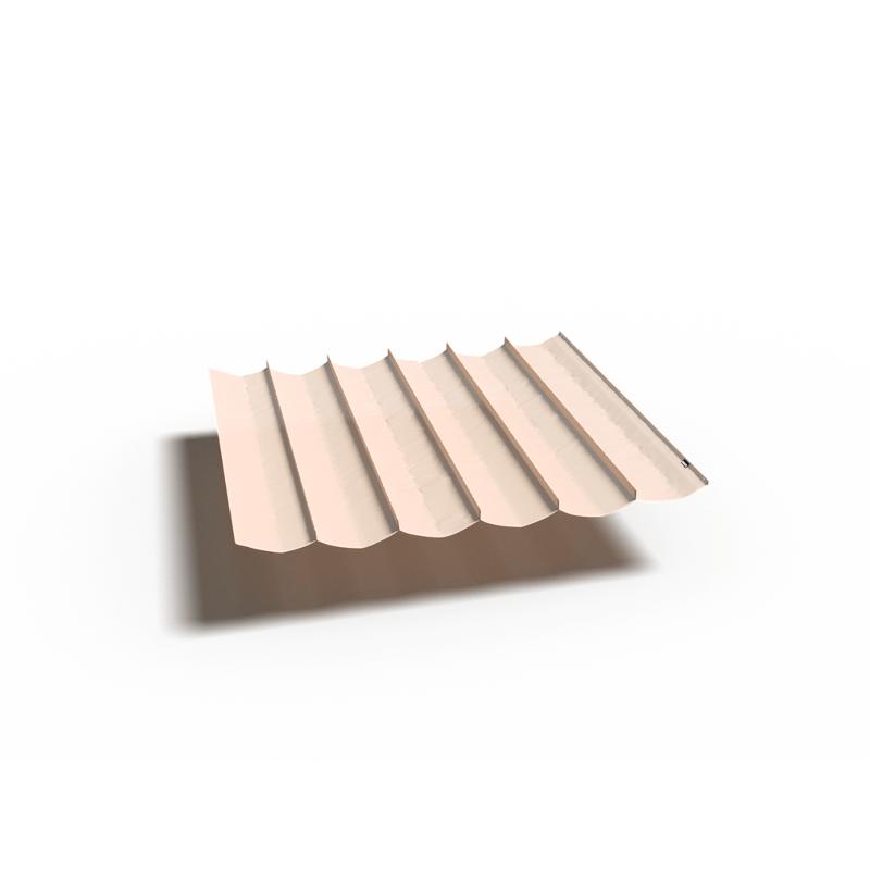 Platinum Sun & Shade Coolfit harmonica schaduwdoek, B290xL400cm, Ecru wit