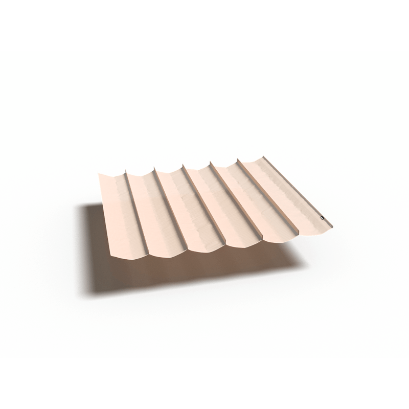Platinum Sun & Shade Coolfit harmonica schaduwdoek, B290xL500cm, Ecru wit