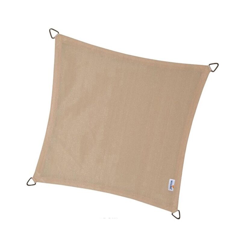 Nesling schaduwdoek vierkant 500 cm gebroken wit