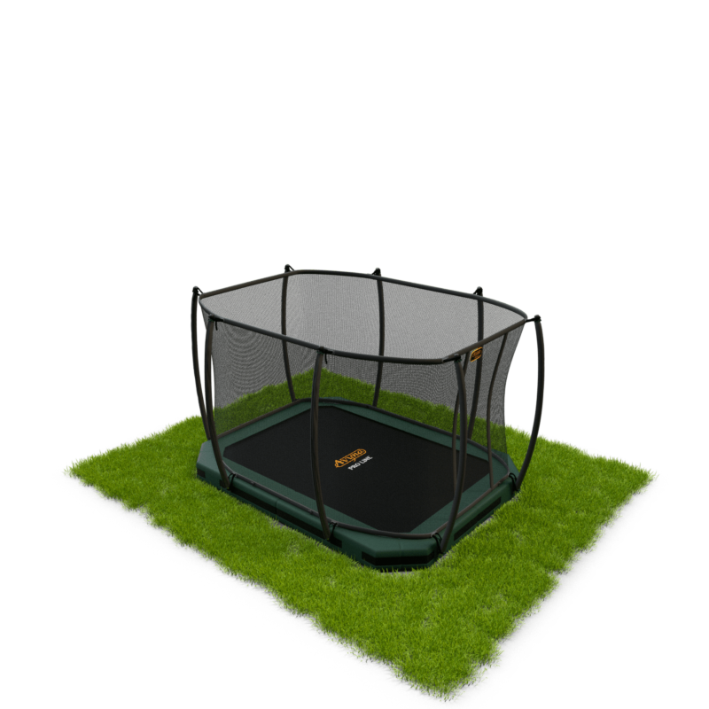 Trampoline Proline inground rechthoekig met net