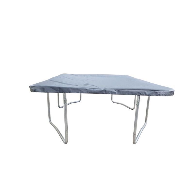 Trampoline beschermhoes 281x201 cm grijs