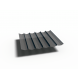 Platinum Sun & Shade Coolfit harmonica schaduwdoek, B370xL500cm, Antraciet