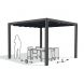 Pergola waterproof aluminium Stand Alone Nesling