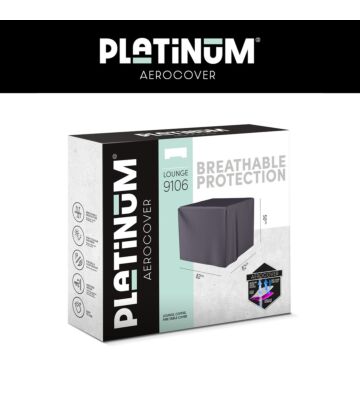Platinum AeroCover lounge-, koffie-, vuurtafelhoes 82x82xH50cm.
