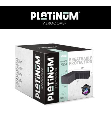 Platinum AeroCover Loungesethoes hoekset trapeze 270x270x100xH70