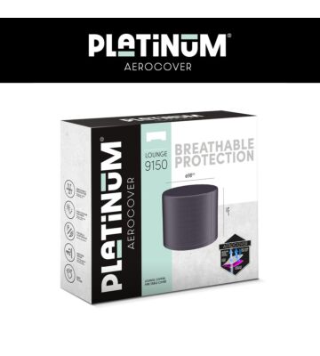 Platinum AeroCover lounge-, koffie-, vuurtafelhoes Ø98xH50cm.
