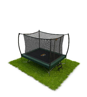 Trampoline Proline rechthoek incl. net en trap