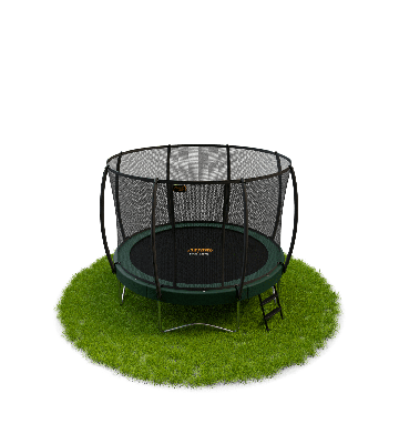 Trampoline Proline  rond incl. net en trap