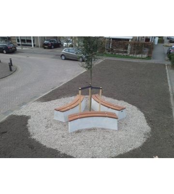 Boombank set beton naturel