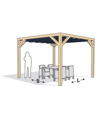 Nesling pergola douglas Stand Alone A