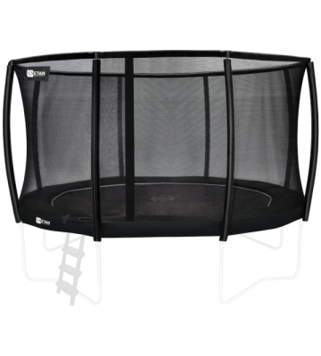 Etan Premium trampoline veiligheidsnet deluxe 366 cm / 12ft Zwart