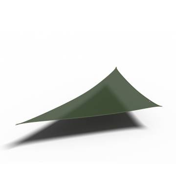 Platinum Sun & Shade Coolfit schaduwdoek driehoek 90°, 570x400x400cm, Olijf