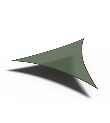 Tweedekans | Platinum Sun & Shade Coolfit schaduwdoek driehoek, 500x500x500cm, Olijf