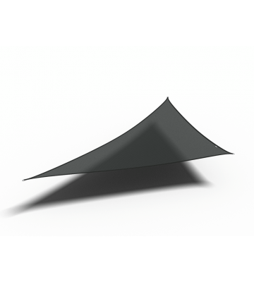 Platinum Sun & Shade Coolfit schaduwdoek driehoek 90°, 710x500x500cm, Zwart
