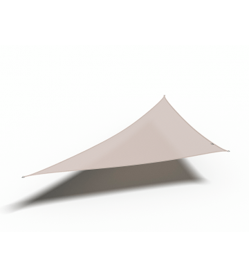 Platinum Sun & Shade Coolfit schaduwdoek driehoek 90°, 710x500x500cm, Greige