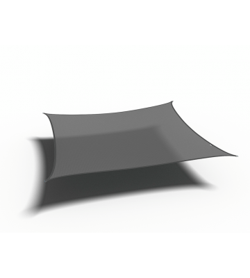 Platinum Sun & Shade Coolfit schaduwdoek vierkant, 360x360cm, Antraciet