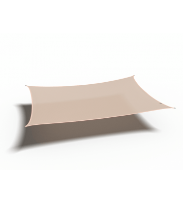 Platinum Sun & Shade Coolfit schaduwdoek rechthoek, 400x300cm, Ecru wit