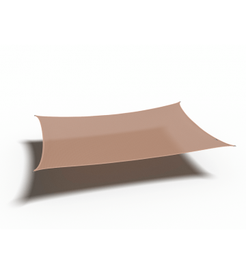 Platinum Sun & Shade Coolfit schaduwdoek rechthoek, 500x300cm, Zand