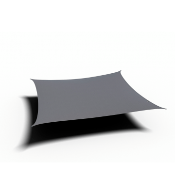 Platinum Sun & Shade Dreamsail schaduwdoek vierkant, 500x500cm, Grijs