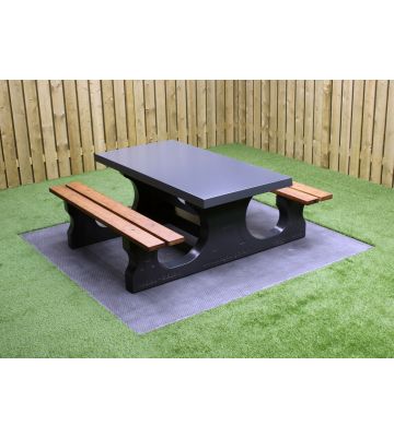 Picknicktafel beton Deluxe antraciet