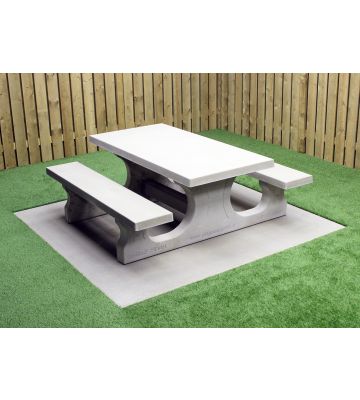 Picknicktafel beton standaard naturel