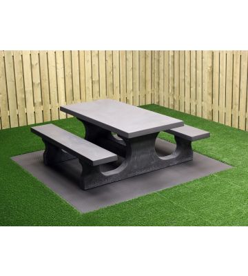 Picknicktafel beton standaard antraciet-beton