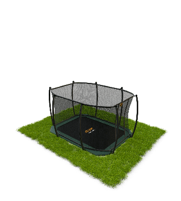 Trampoline Proline Flatlevel rechthoekig incl. net