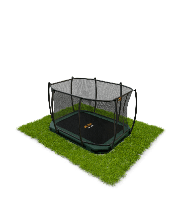 Trampoline Proline inground rechthoekig met net