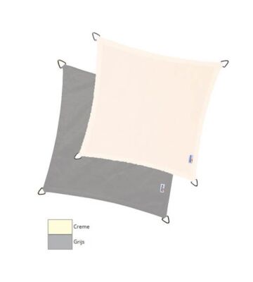 Nesling waterdicht schaduwdoek vierkant 400 cm Dreamsail