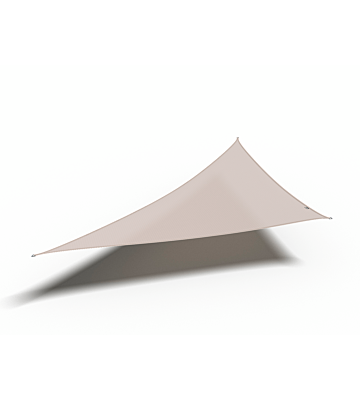 Platinum Sun & Shade Coolfit schaduwdoek driehoek 90°, 570x400x400cm, Greige