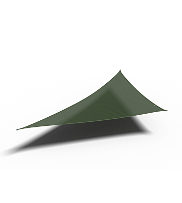 Platinum Sun & Shade Coolfit schaduwdoek driehoek 90°, 710x500x500cm, Olijf