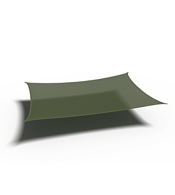 Platinum Sun & Shade Coolfit schaduwdoek rechthoek, 400x300cm, Olijf