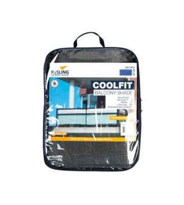 Balkondoek 80 x 500 cm antraciet Coolfit