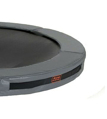 Proline trampoline randkussen rond grijs - inground