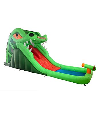 happy hop crocodile water slide