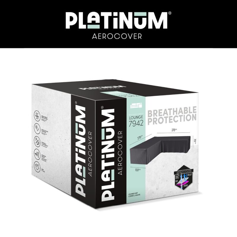 Platinum AeroCover Loungesethoes hoekset 270x270x100xH70