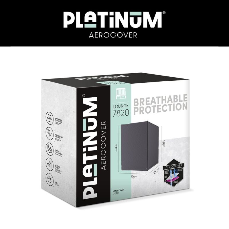 Platinum AeroCover strandstoelhoes 128x105xH140/160
