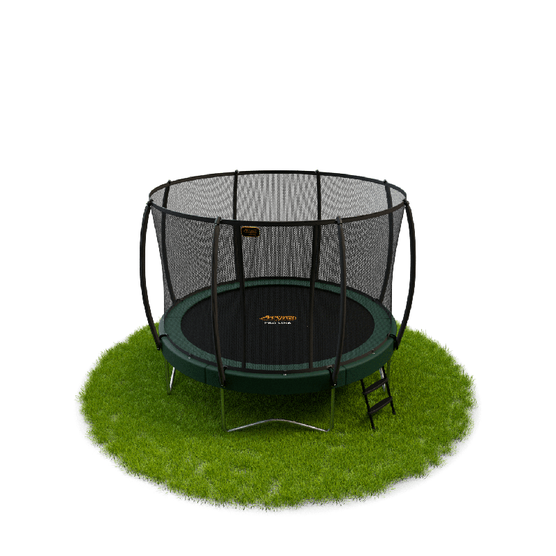 Trampoline Proline  rond incl. net en trap