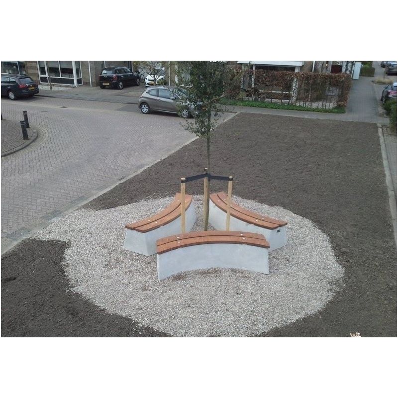 Boombank set beton naturel