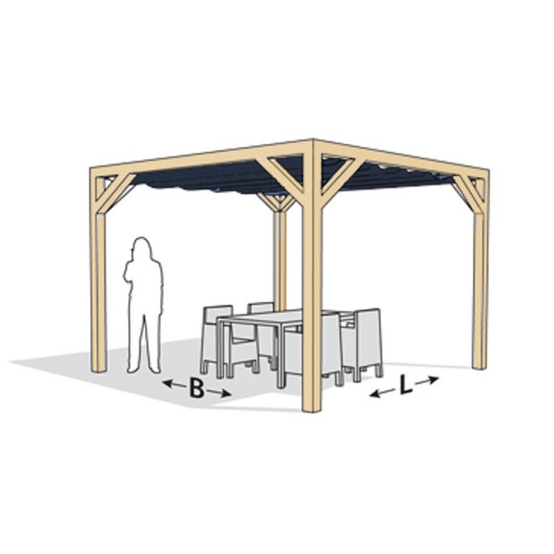 Nesling pergola douglas Stand Alone A