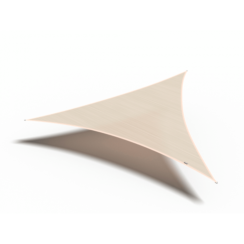 Platinum Sun & Shade Coolfit schaduwdoek driehoek, 360x360x360cm, Ecru Wit