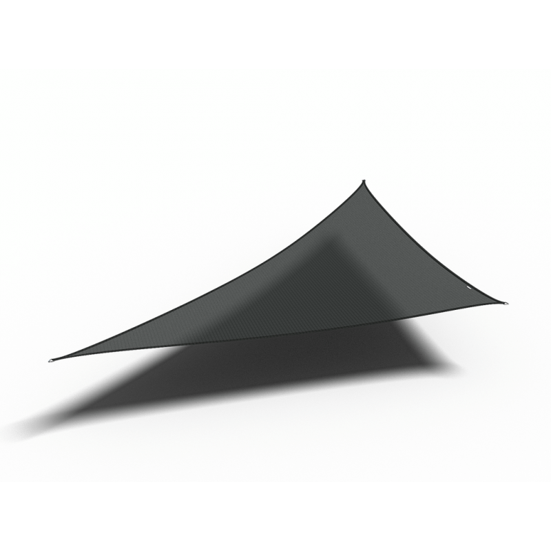 Platinum Sun & Shade Coolfit schaduwdoek driehoek 90°, 570x400x400cm, Zwart