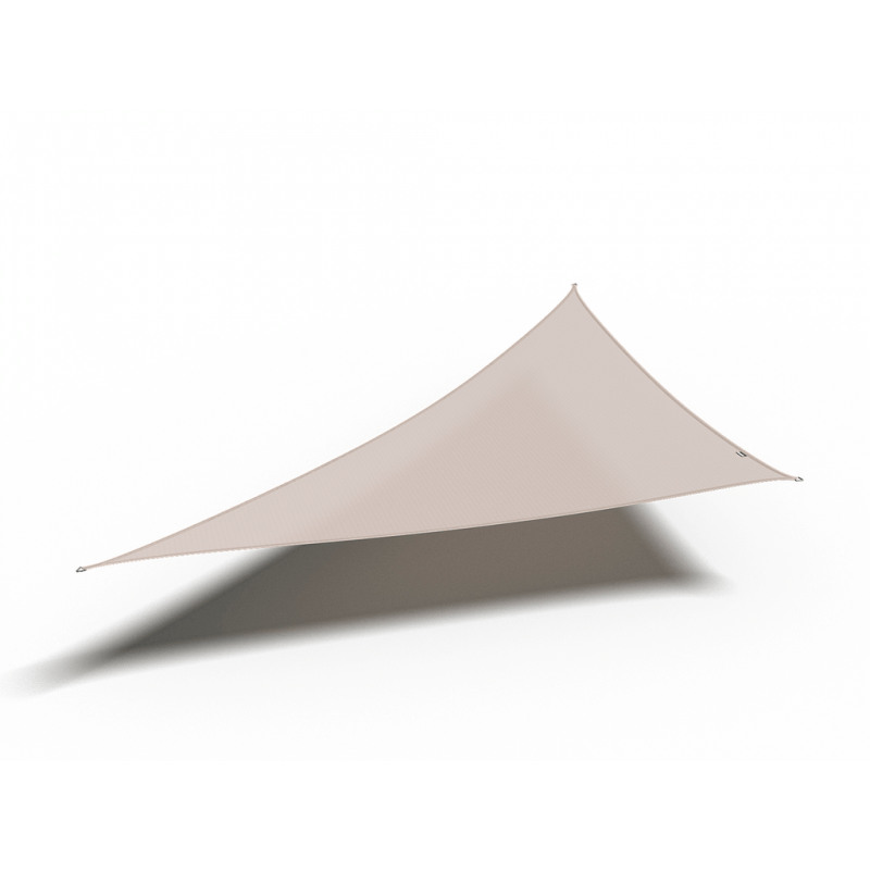 Platinum Sun & Shade Coolfit schaduwdoek driehoek 90°, 570x400x400cm, Greige