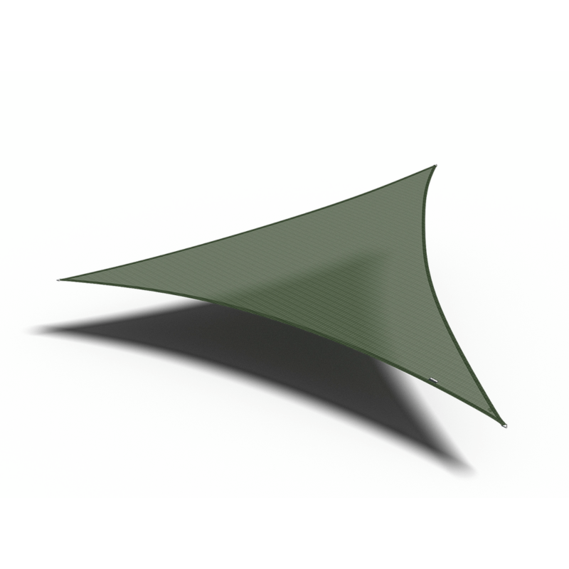 Tweedekans | Platinum Sun & Shade Coolfit schaduwdoek driehoek, 500x500x500cm, Olijf
